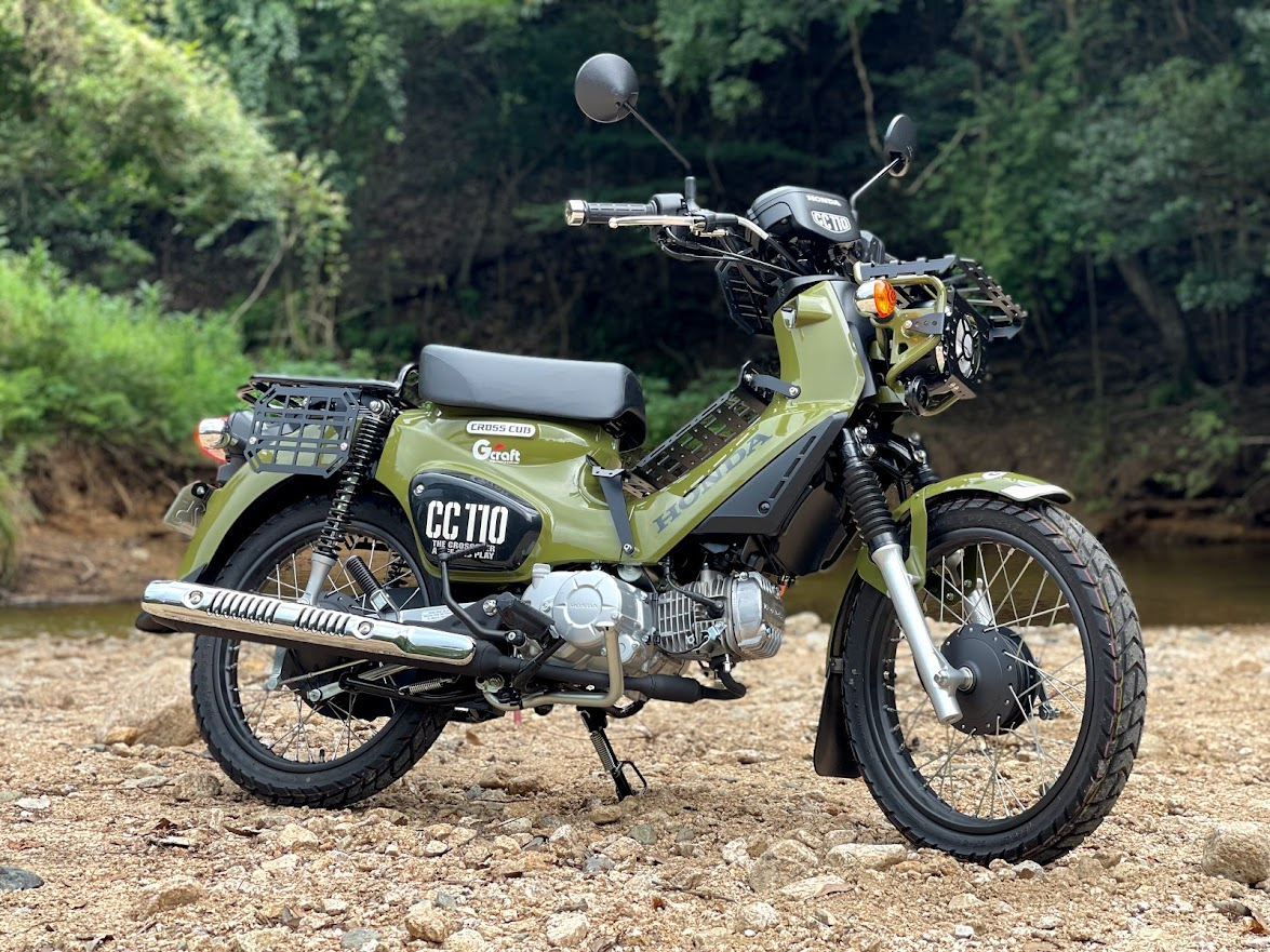 G Craft針對Honda Cross Cub110推出冒險套件